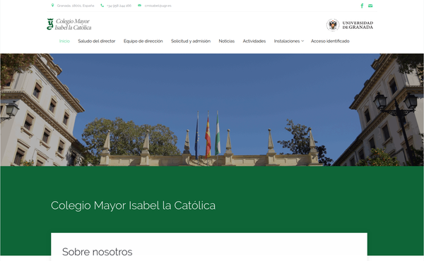 Bienvenidos a la nueva página web del Colegio Mayor