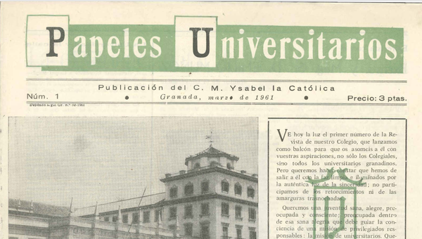 Archivo histórico - Periódicos colegiales